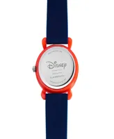 ewatchfactory Boy's Disney Luca Alberto Blue Silicone Strap Plastic Watch 32mm