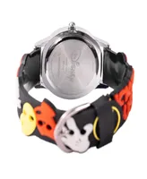 ewatchfactory Boy's Disney Mickey Mouse Black Plastic Strap Watch 32mm