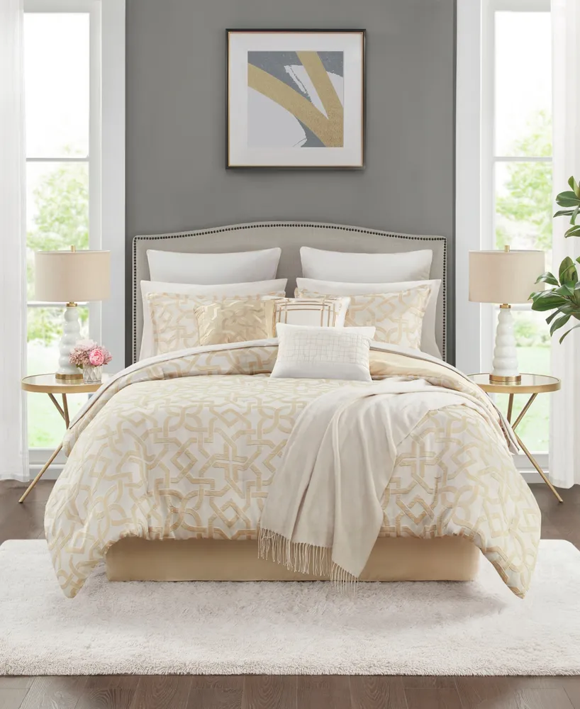 Jla Home Bowery 14-Pc. Queen Comforter Set, Exclusively at Macy's