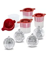 Christmas Ornament Ice Molds Set, 4 Piece