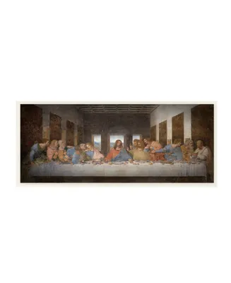 Stupell Industries Da Vinci The Last Supper Religious Classical Painting Wall Plaque Art, 7" x 17" - Multi