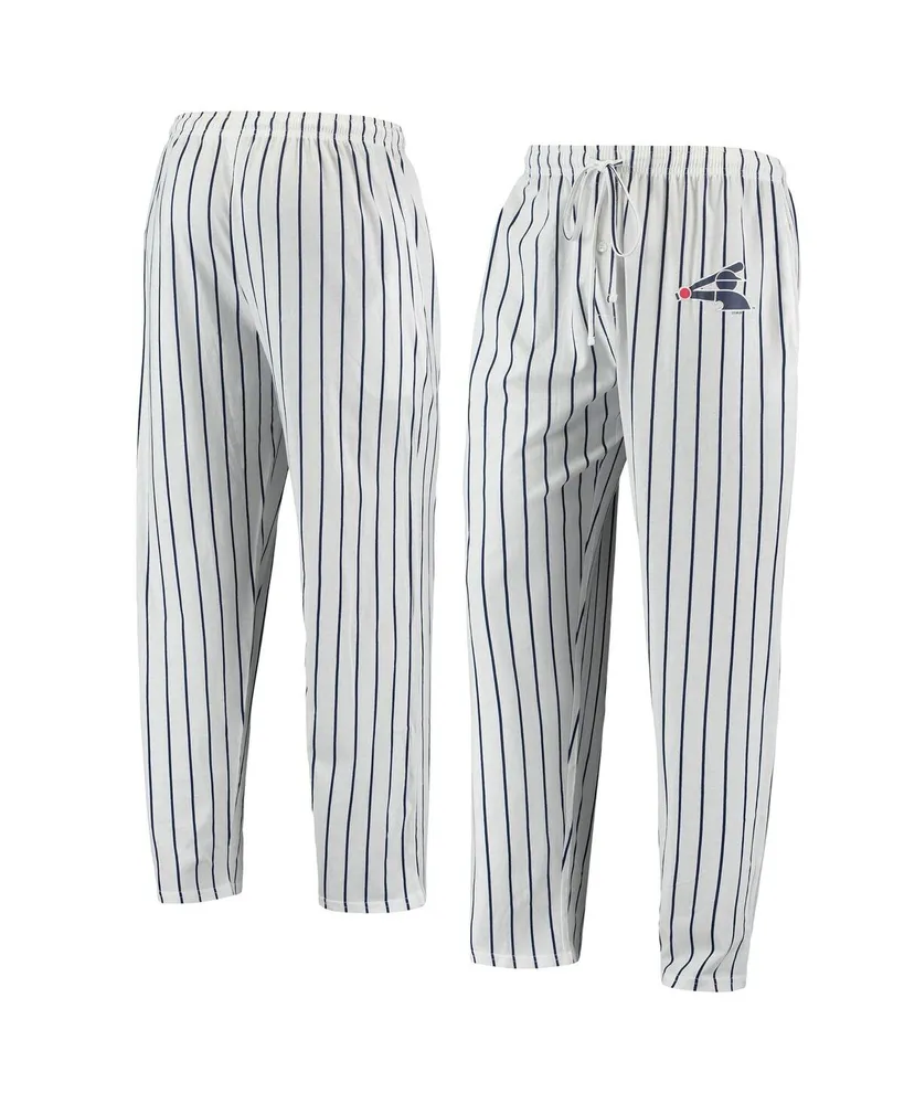 Men's San Diego Padres Concepts Sport White Vigor Pinstripe Pants