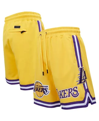 Men's Gold-Tone Los Angeles Lakers Chenille Shorts - Gold