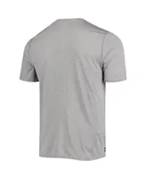 Men's Heathered Gray Carolina Panthers Combine Authentic Game On T-shirt