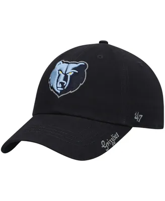Women's Navy Memphis Grizzlies Miata Clean Up Logo Adjustable Hat