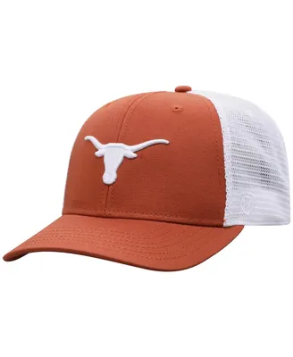 Men's Texas Orange and White Texas Longhorns Trucker Snapback Hat