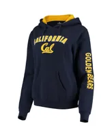 Women's Navy Cal Bears Loud and Proud Pullover Hoodie