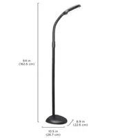 Verilux SmartLight Led Floor Lamp - Graphite