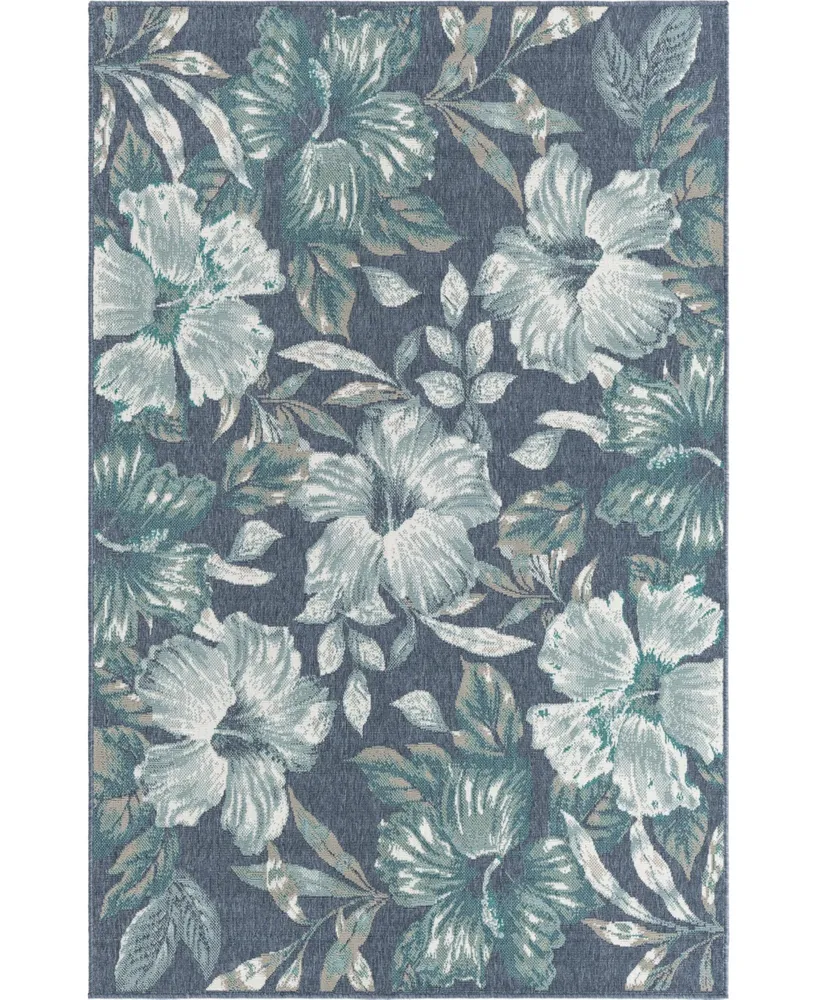 Bayshore Home Outdoor Shore Cicek 5'3" x 8' Area Rug