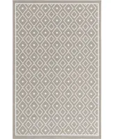 Bayshore Home Outdoor Bh Pashio Trellis Ii Kafes 5'3" x 8' Area Rug