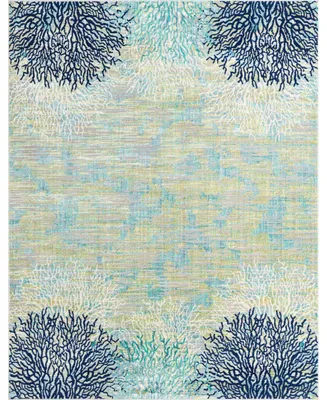 Closeout! Bayshore Home Beau Atoll 7'10" x 10' Area Rug