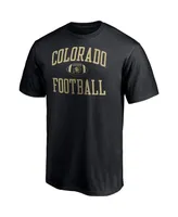 Men's Fanatics Black Colorado Buffaloes First Sprint Team T-shirt