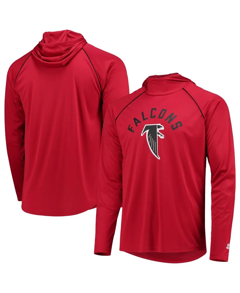 Lids Atlanta Falcons Starter Throwback Raglan Hoodie Long Sleeve T