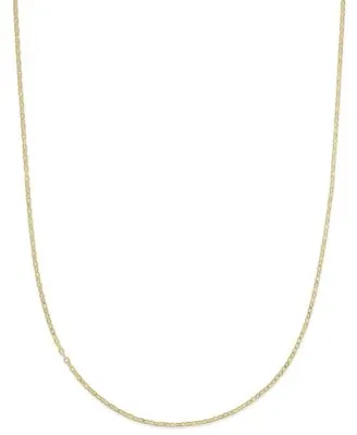 Italian Gold 16 18 Flat Rolo Chain Necklace 1 3 8mm In 14k Gold