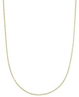 Italian Gold 16 18 Flat Rolo Chain Necklace 1 3 8mm In 14k Gold