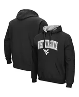 Men's Colosseum West Virginia Mountaineers Arch and Logo 3.0 Pullover Hoodie