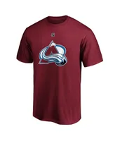 Men's Fanatics Nathan Mackinnon Burgundy Colorado Avalanche Big and Tall Name Number T-shirt