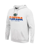 Men's Colosseum White Florida Gators Lantern Pullover Hoodie