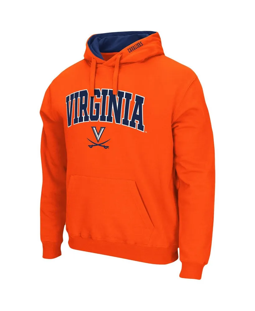 Men's Colosseum Virginia Cavaliers Arch and Logo 3.0 Pullover Hoodie