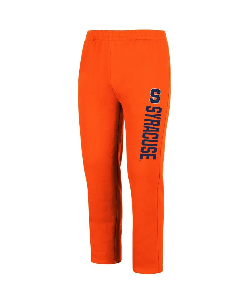 Men's Colosseum Orange Syracuse Fleece Pants