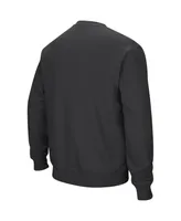Colosseum Men's Kansas State Wildcats Arch and Logo Crew Neck Sweatshirt