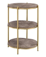 Renton 3-Tier Oval Table