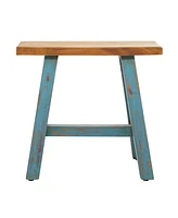 Mahogany Farmhouse Stool