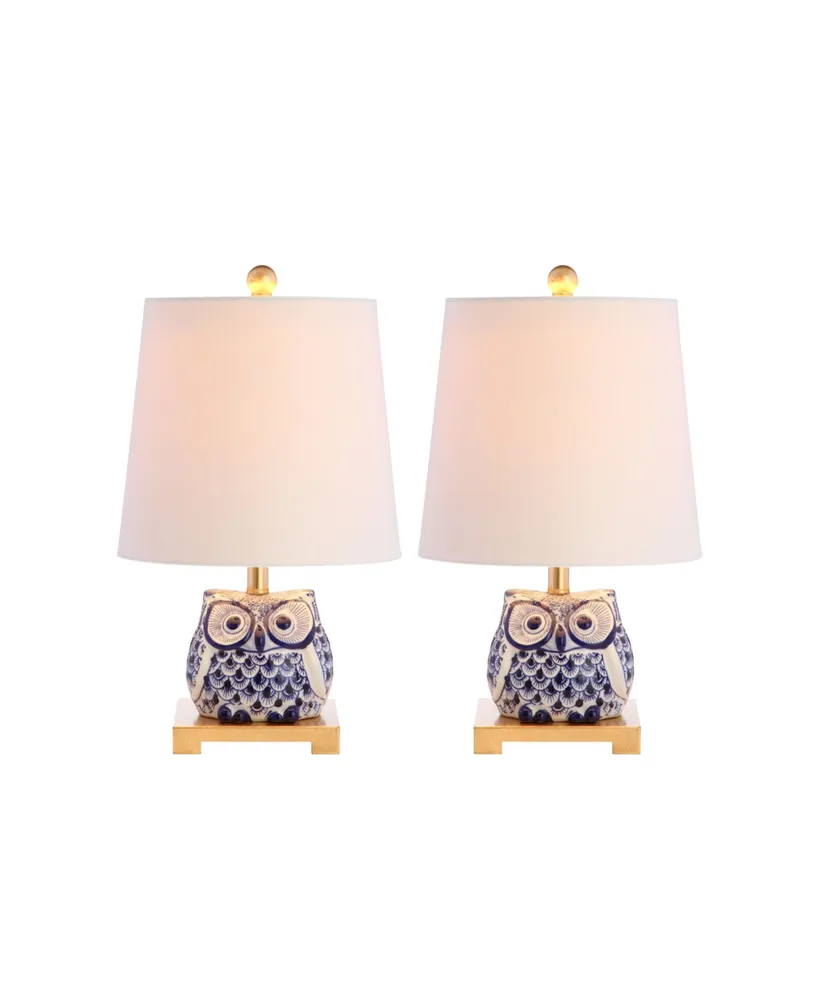 Justina Ceramic Mini Table Lamp, Set of 2