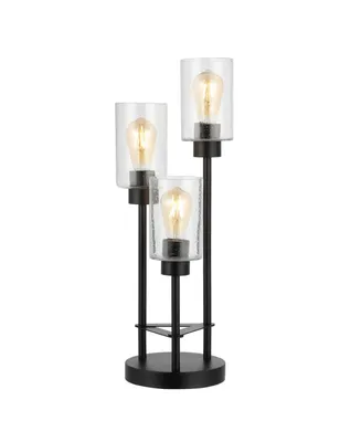 Axel Modern 3-Light Glass Modern Industrial Led Table Lamp