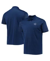 Men's Nike Golf Navy Dallas Cowboys Jacquard Wing Performance Polo Shirt