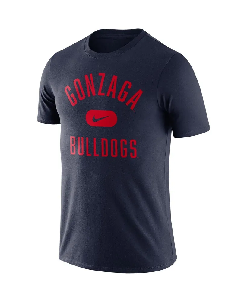 Men's Navy Gonzaga Bulldogs Team Arch T-shirt