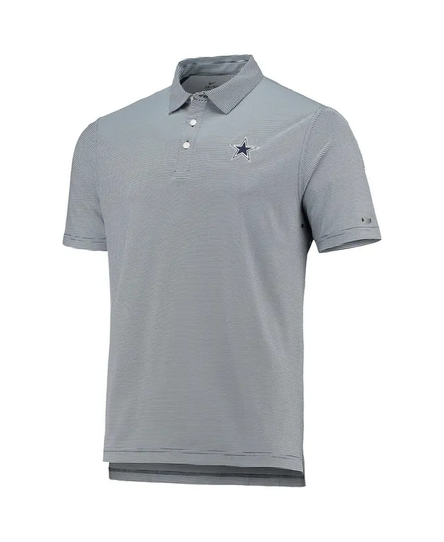 Nike Men's Navy Dallas Cowboys Jacquard Wing Performance Polo