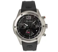 Pierre Laurent Men's Performance Swiss Chronograph Rubber Strap Watch 45mm