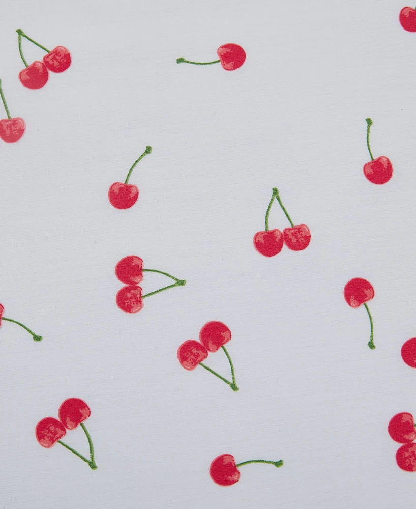 Poppy & Fritz 4 Piece Cherries Percale Sheet Set, Queen