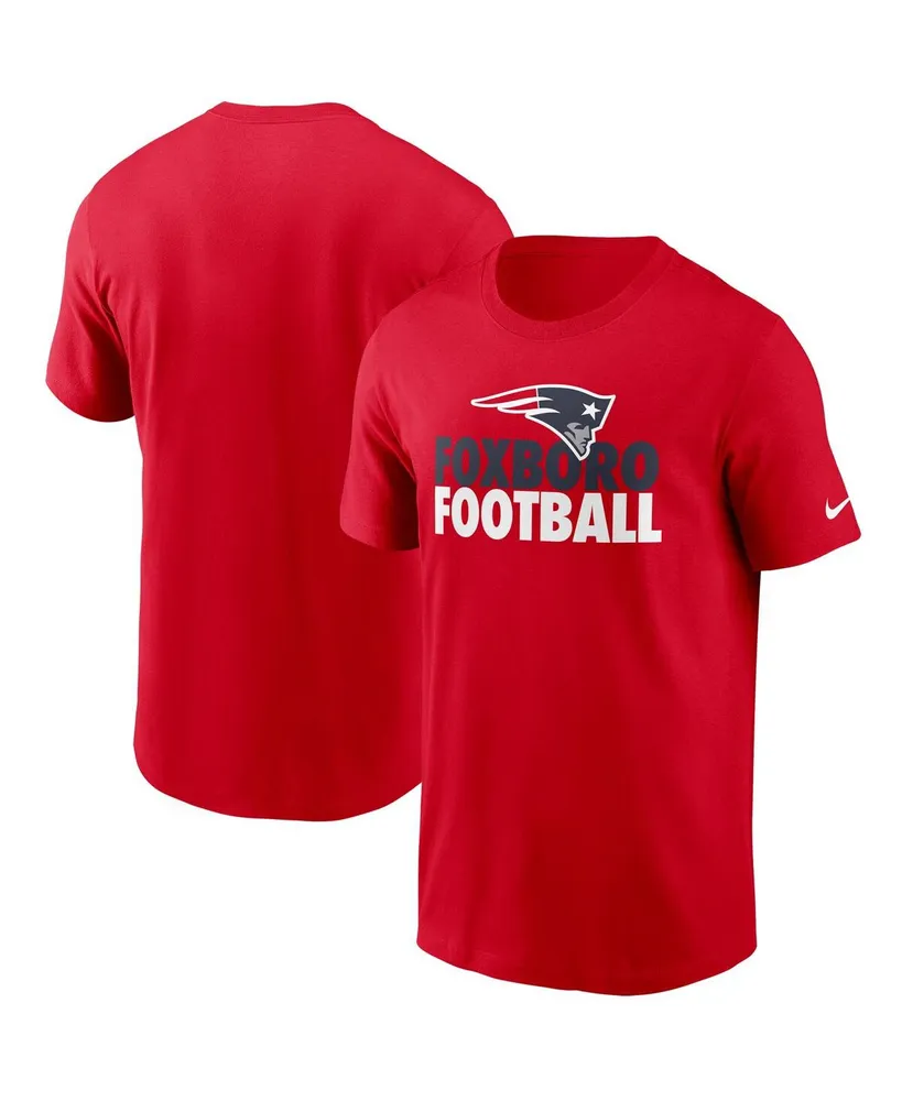 Men's Nike Red New England Patriots Hometown Collection Foxboro T-shirt