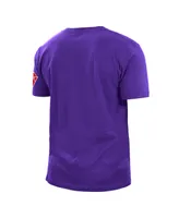 Men's New Era Purple Los Angeles Lakers / City Edition Brushed Jersey T-shirt