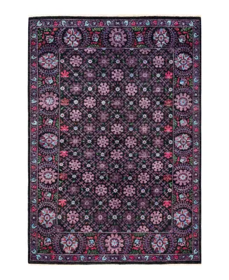 Adorn Hand Woven Rugs Suzani M16958 6'1" x 8'10" Area Rug