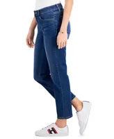 Tommy Hilfiger Women's Tribeca Th Flex Straight Leg Ankle Jeans