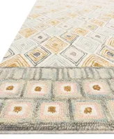 Justina Blakeney Priti Prt-05 5' x 7'6" Area Rug - Mist, Gold