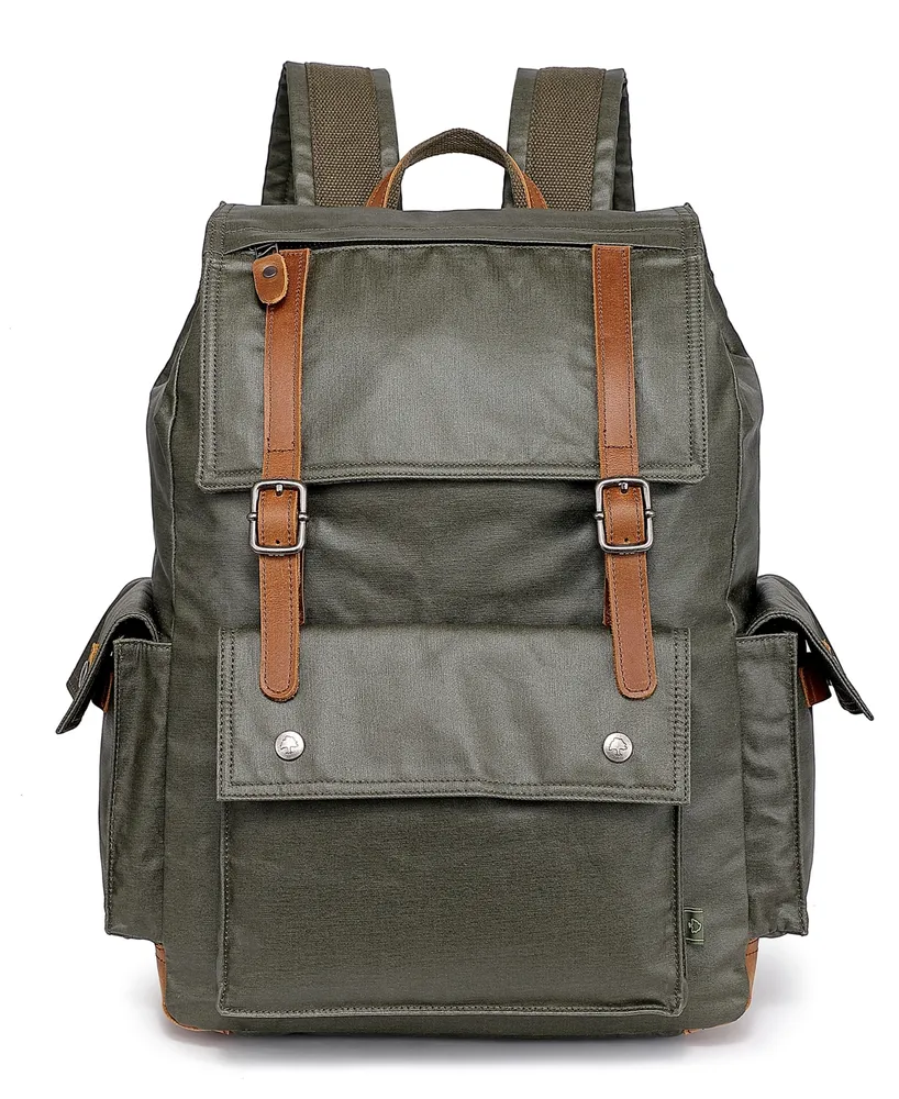 Tsd Brand Urban Light Traveller Canvas Backpack