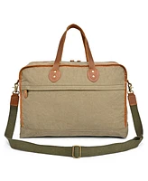 Tsd Brand Valley Oak Canvas Weekender Bag