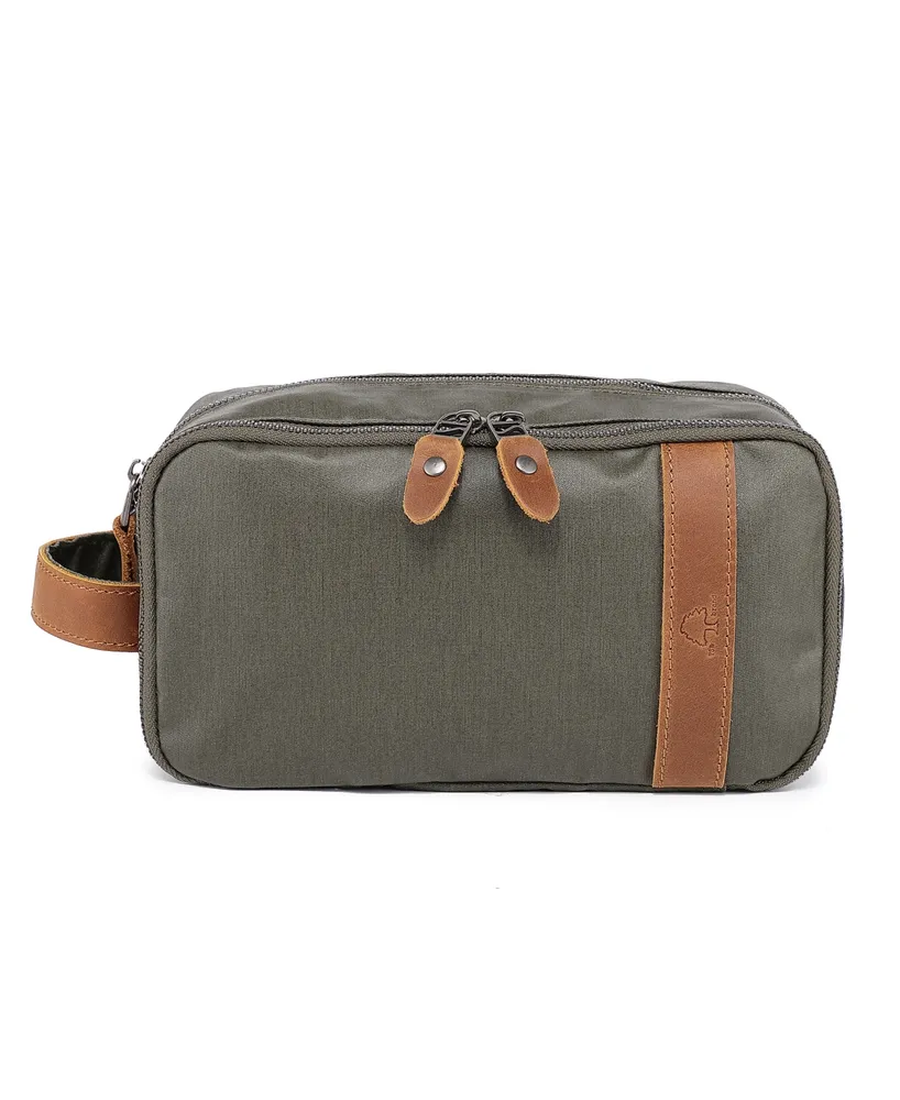 Tsd Brand Urban Light Coated Canvas Toiletry Bag