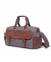 Tsd Brand Stone Creek Waxed Canvas Duffel Bag