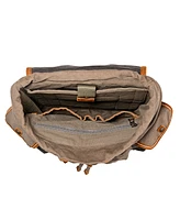 Tsd Brand Mountain Wood Canvas Backpack
