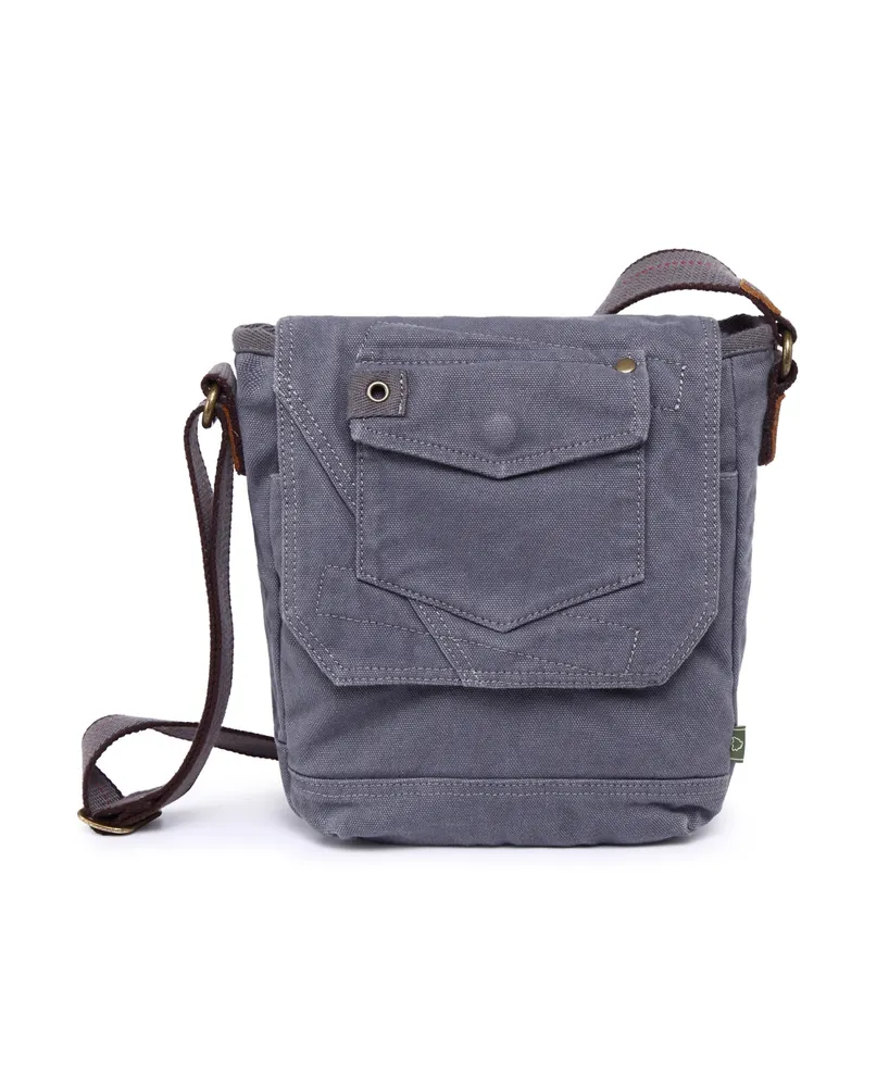 Tsd Brand Spring Palm Canvas Crossbody Bag