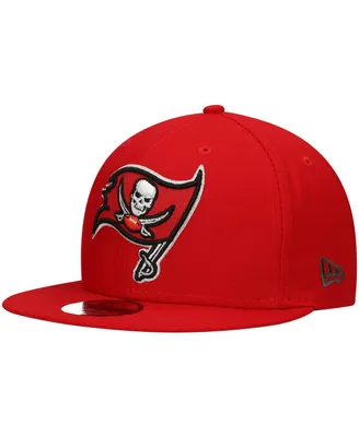 Men's New Era Red Tampa Bay Buccaneers Basic 9FIFTY Snapback Hat
