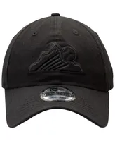 Men's New Era Black Colorado Rockies Team Tonal Core Classic 9TWENTY Adjustable Hat