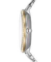 Fossil Women's Jacqueline Two-Tone Stainless Steel Bracelet Watch 36mm