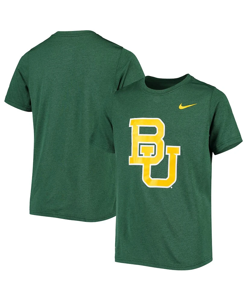 Big Boys Nike Green Baylor Bears Logo Legend Performance T-shirt