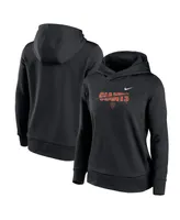 Women's Nike Black San Francisco Giants Club Angle Performance Pullover Hoodie